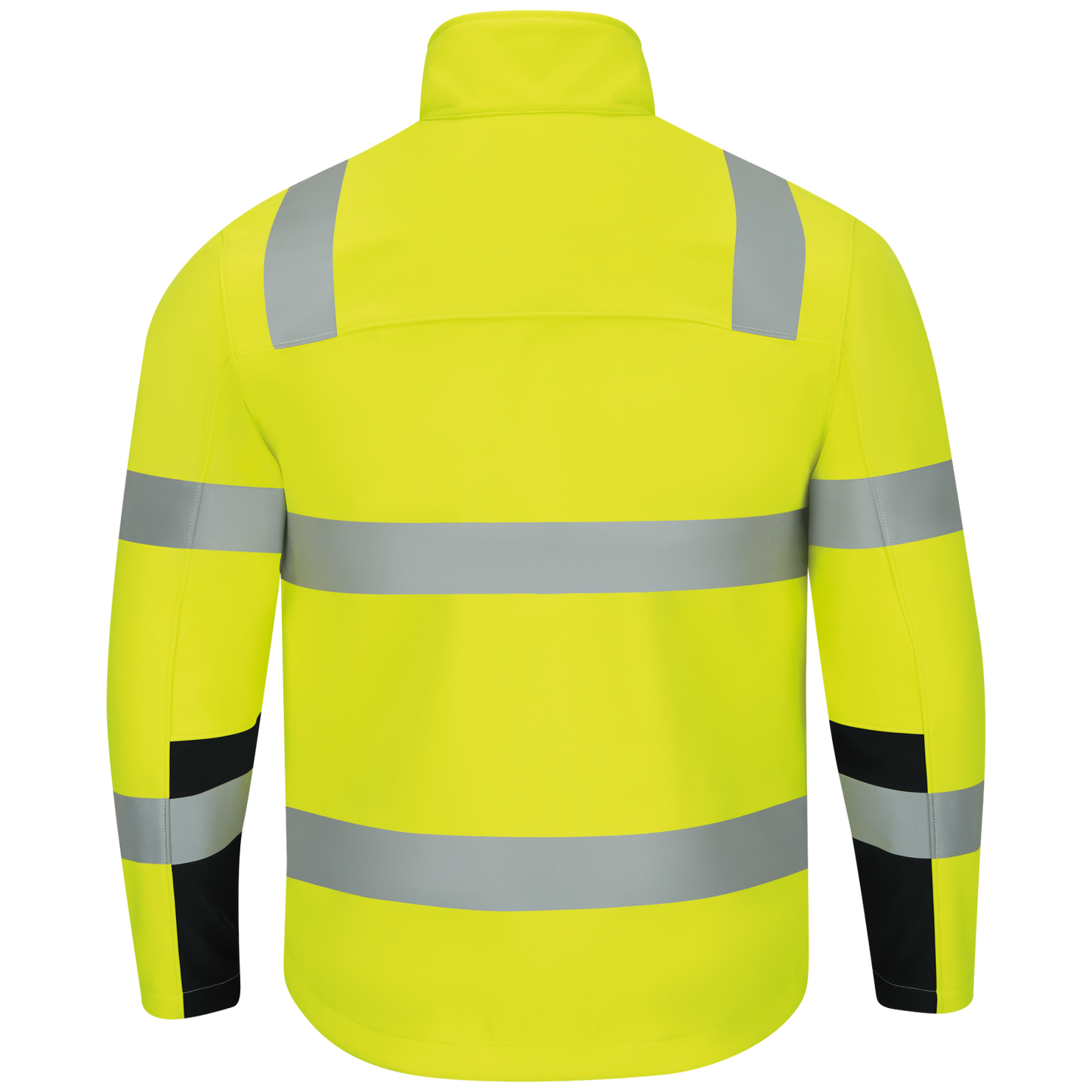 Red Kap Hi-Visibility Soft Shell Jacket-Fluorescent Yellow / Black