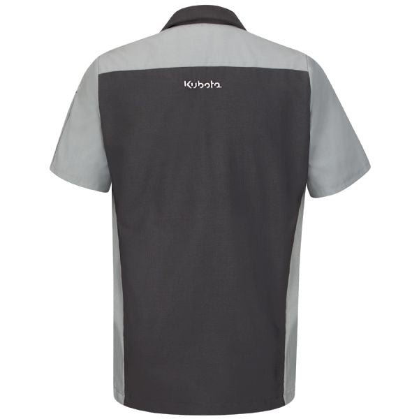 Kubota Technician Crew Shirt - Short Sleeve - Charcoal / Grey