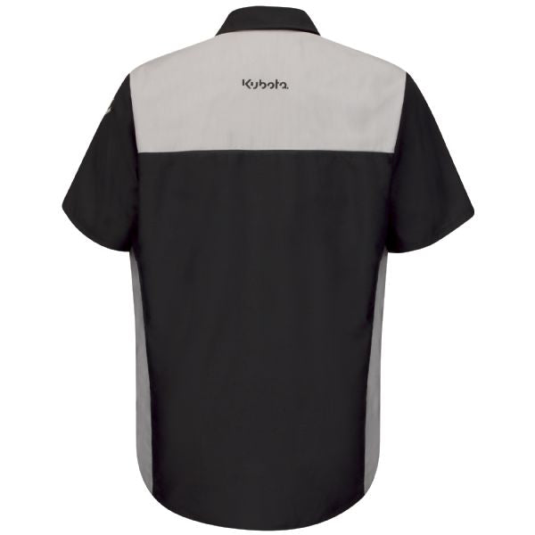 Kubota Men's Technician Motorsports Short Sleeve Shirt - Black / Silver