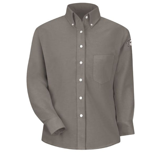 Kubota - Women's Executive Button-Down Shirt - Long Sleeve - Grey