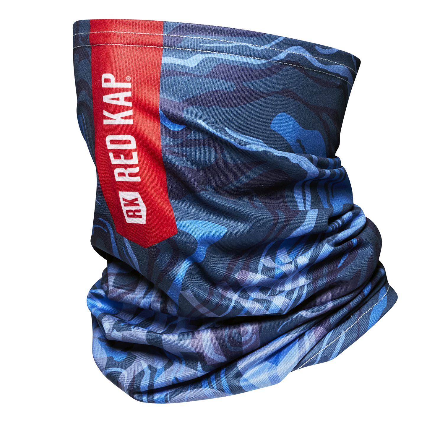 Red Kap Cooling Tubular Headwear-Blue Print