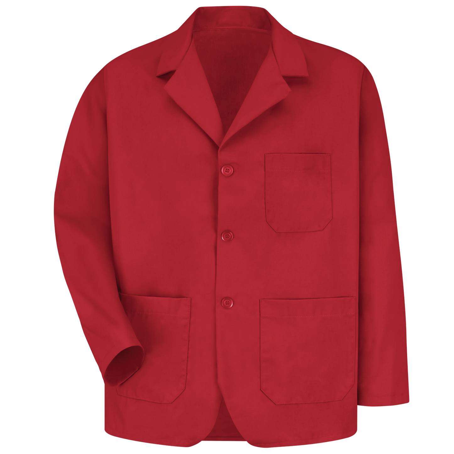 Red Kap Men's Lapel Counter Coat