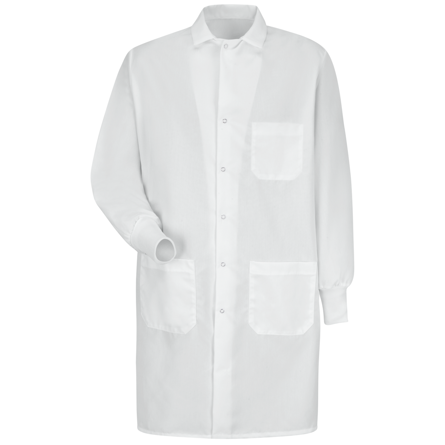 Red Kap Unisex Specialized Cuffed Lab Coat with Interior Pocket