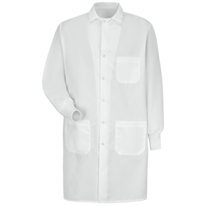 Red Kap Unisex Specialized Cuffed Lab Coat with Interior Pocket