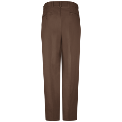 Red Kap Men's Wrinkle-Resistant Cotton Work Pant-Brown