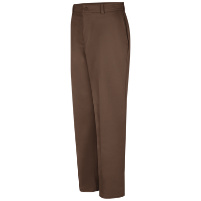 Red Kap Men's Wrinkle-Resistant Cotton Work Pant-Brown