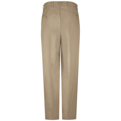 Red Kap Men's Wrinkle-Resistant Cotton Work Pant-Khaki