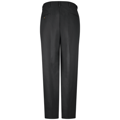 Red Kap Men's Plain Front Cotton Pant-Black