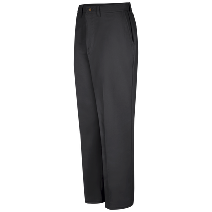 Red Kap Men's Plain Front Cotton Pant-Black