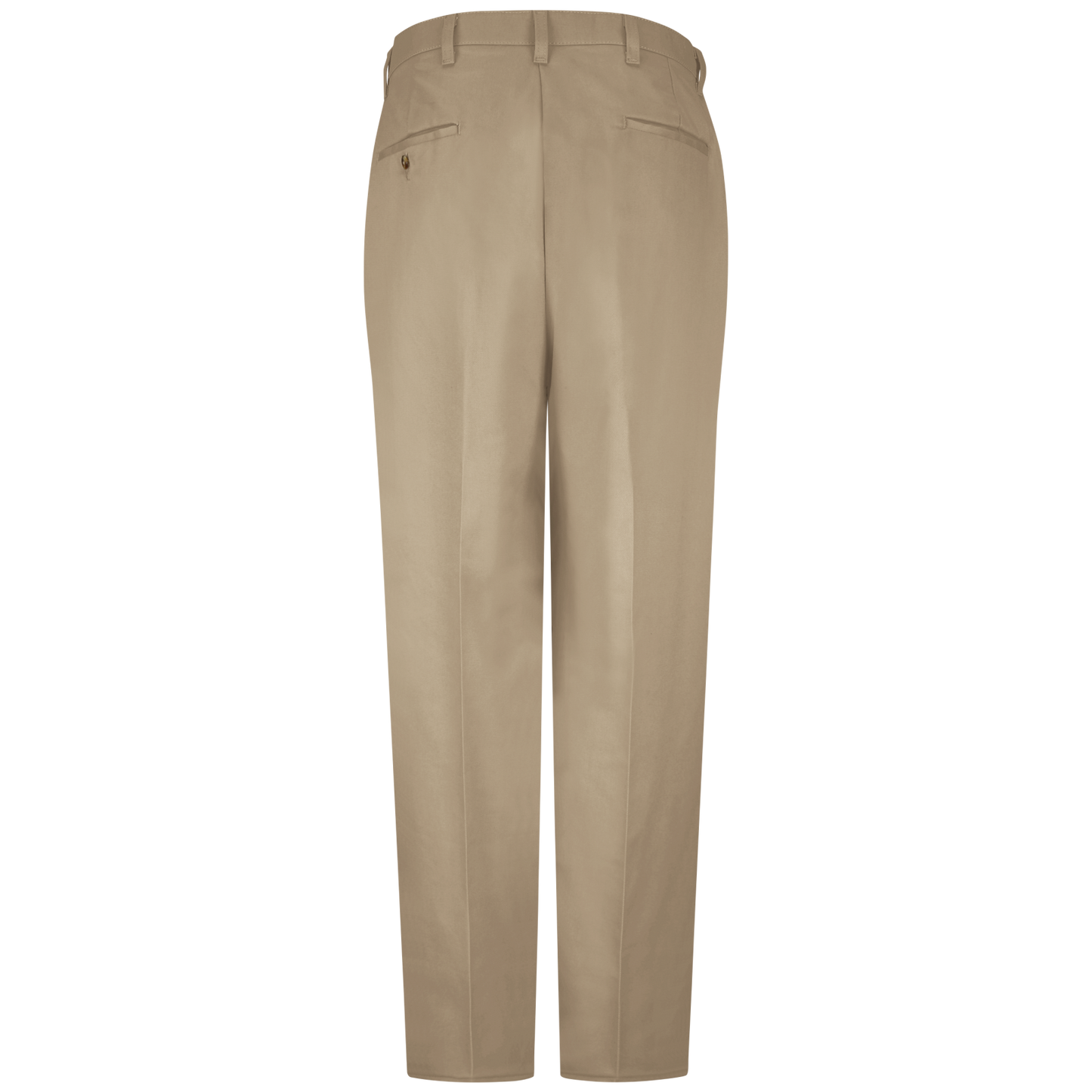 Red Kap Men's Plain Front Cotton Pant-Khaki