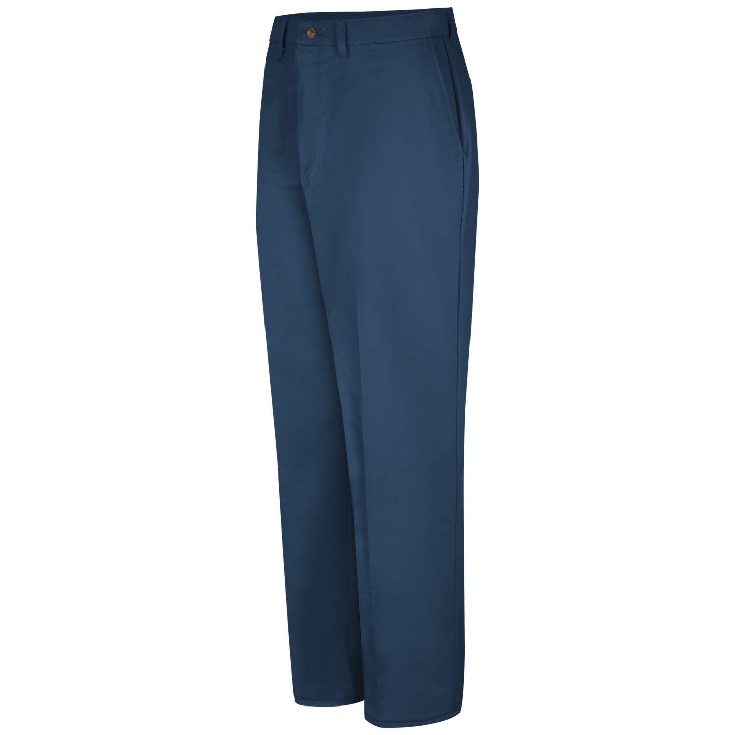 Red Kap Men's Plain Front Cotton Pant-Navy