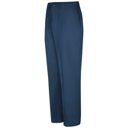 Red Kap Men's Plain Front Cotton Pant-Navy