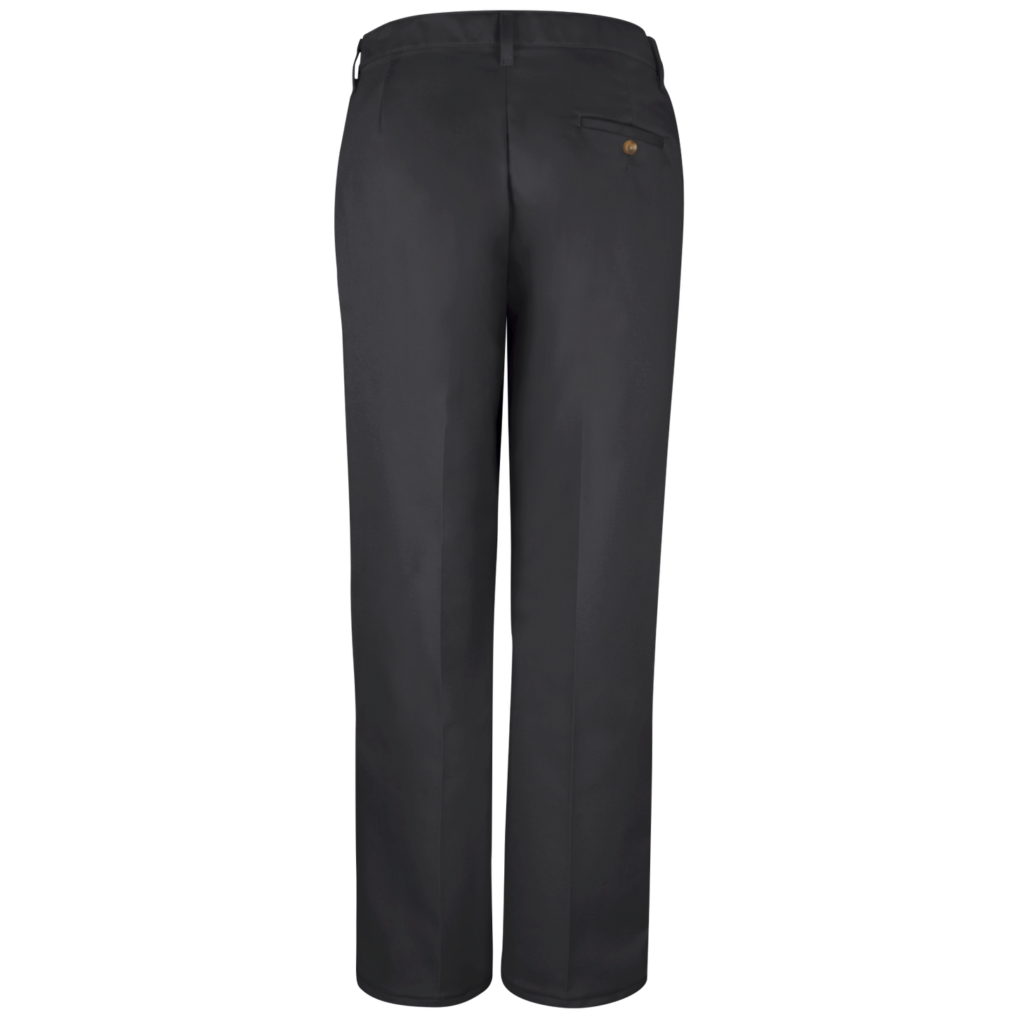 Red Kap Women's Plain Front Cotton Pant -Black