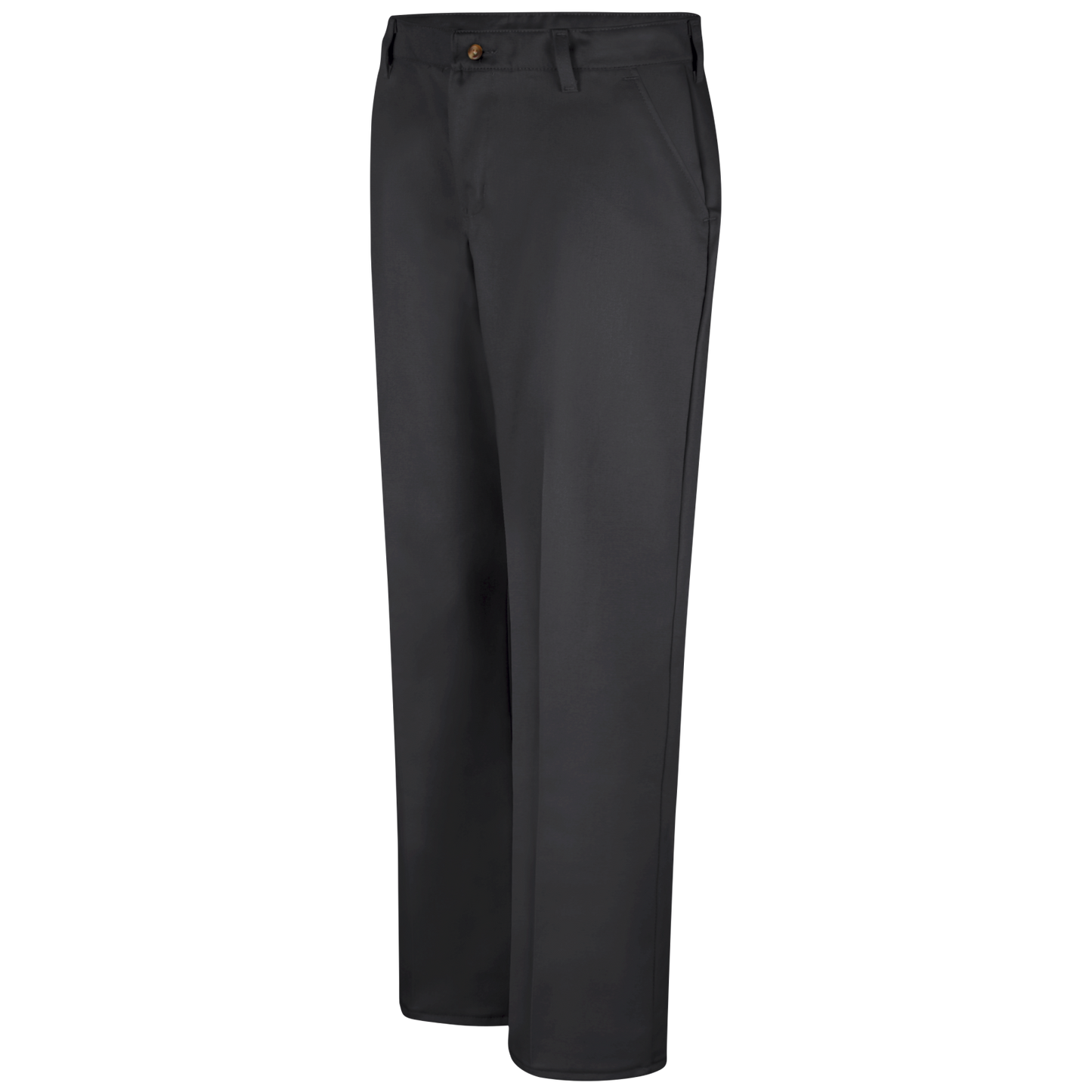 Red Kap Women's Plain Front Cotton Pant -Black