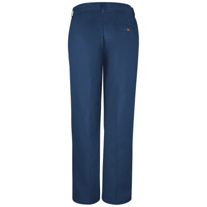 Red Kap Women's Plain Front Cotton Pant -Navy