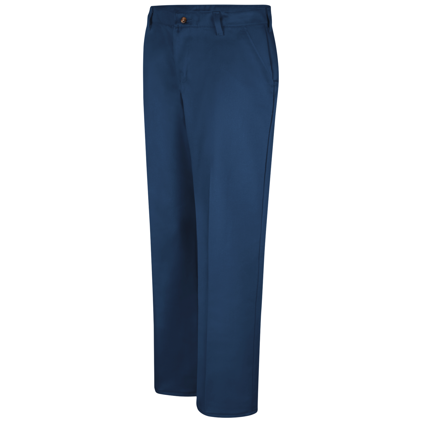 Red Kap Women's Plain Front Cotton Pant -Navy