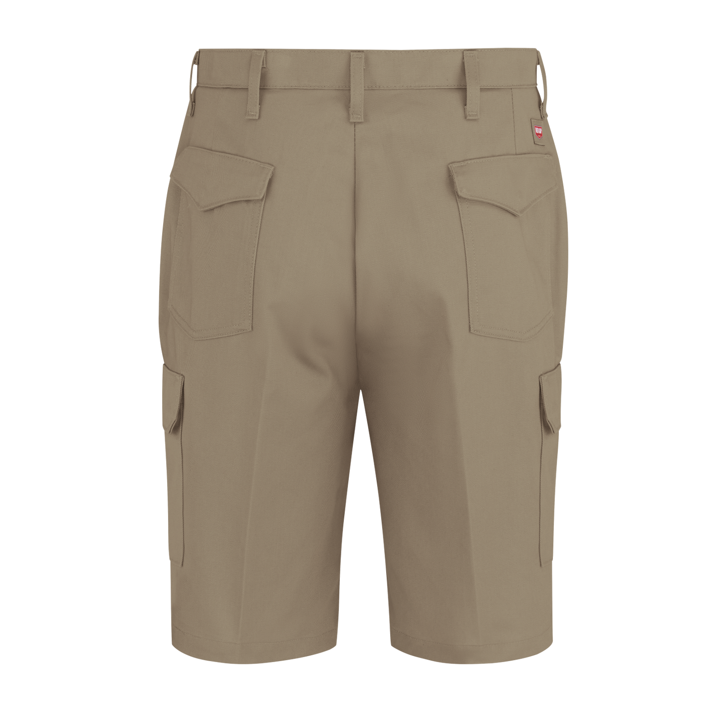 Red Kap Men's Cotton Cargo Shorts-Khaki