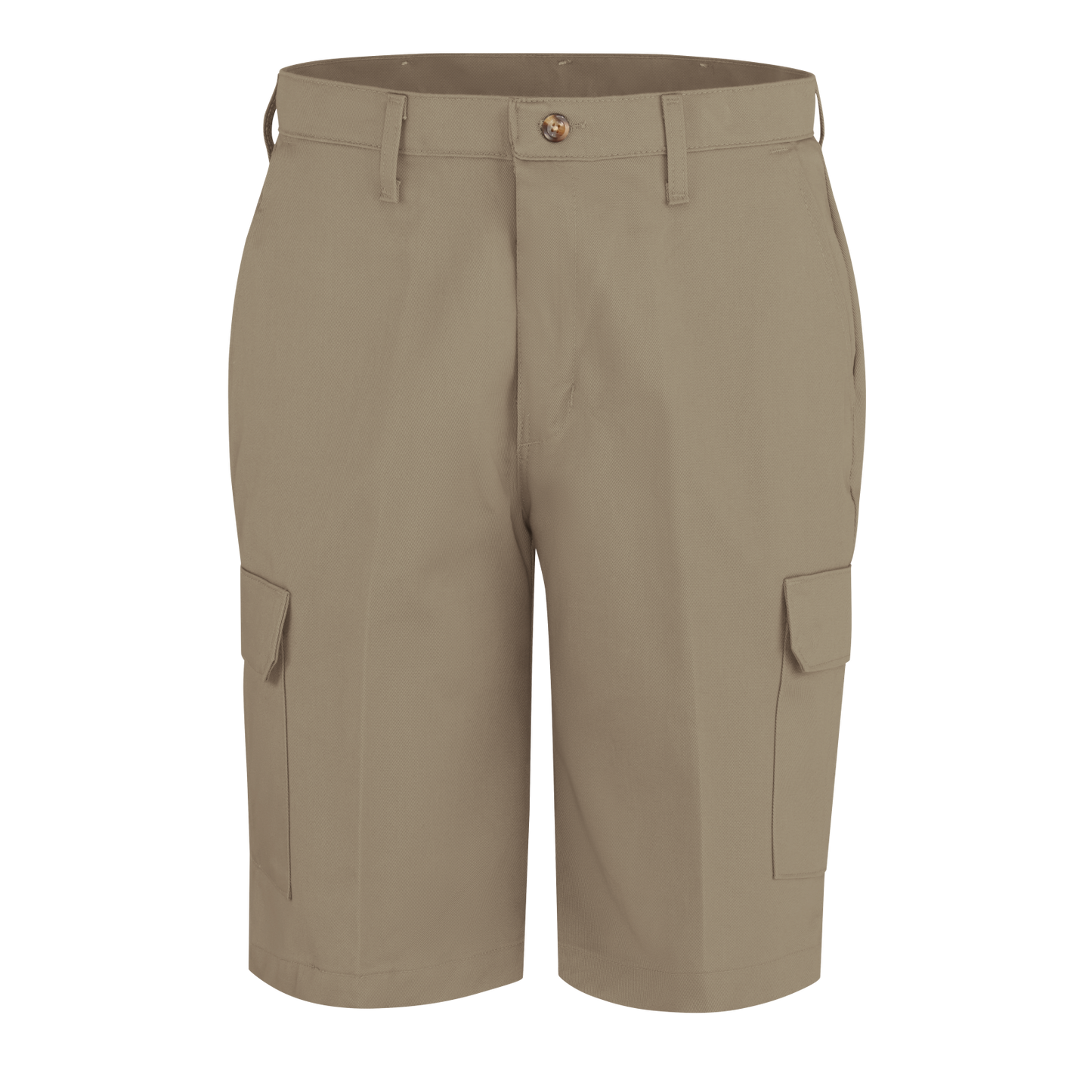 Red Kap Men's Cotton Cargo Shorts-Khaki