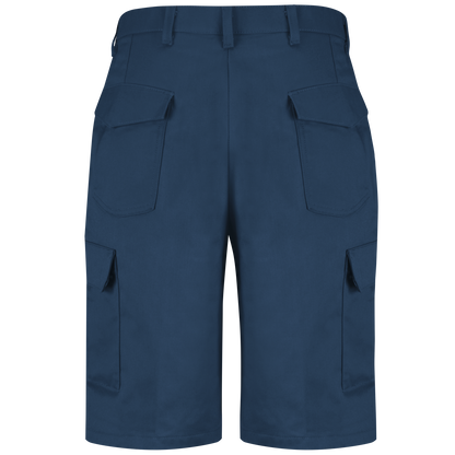 Red Kap Men's Cotton Cargo Shorts-Navy