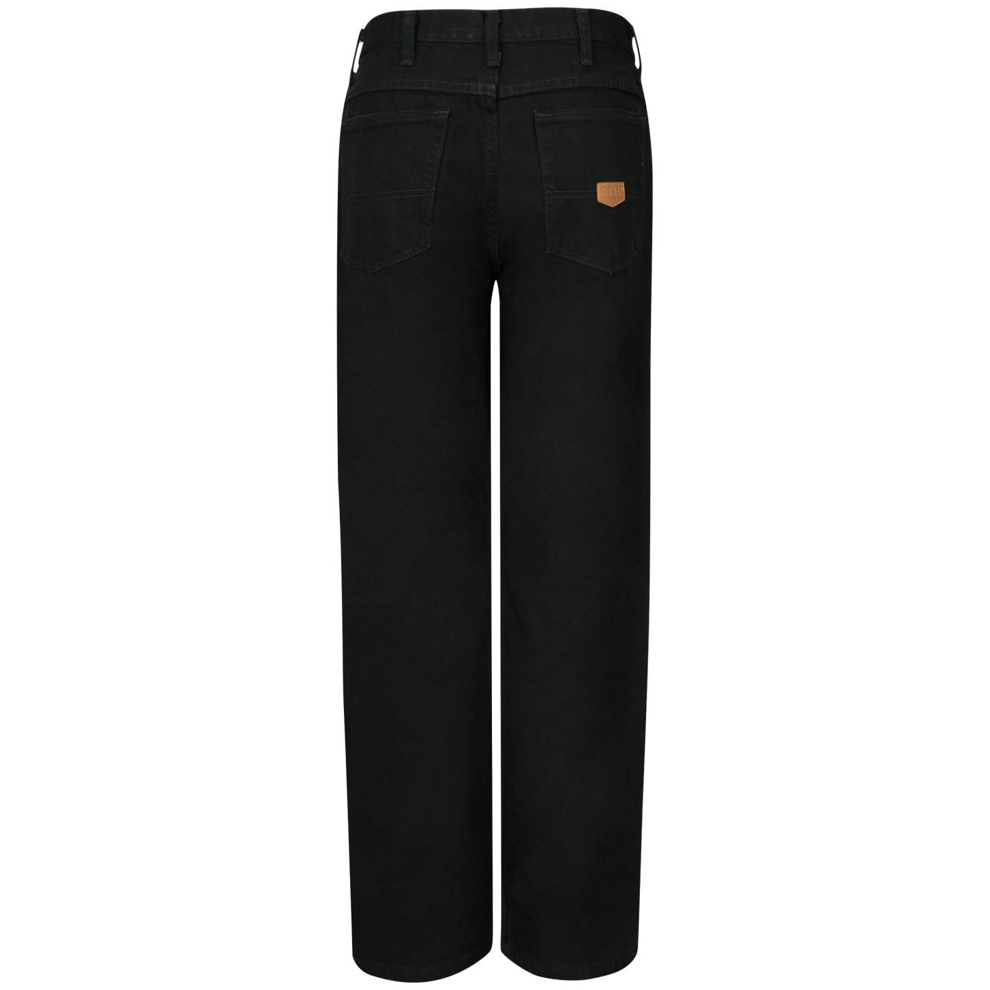 Red Kap Men's Relaxed Fit Black Jean-Prewashed Black