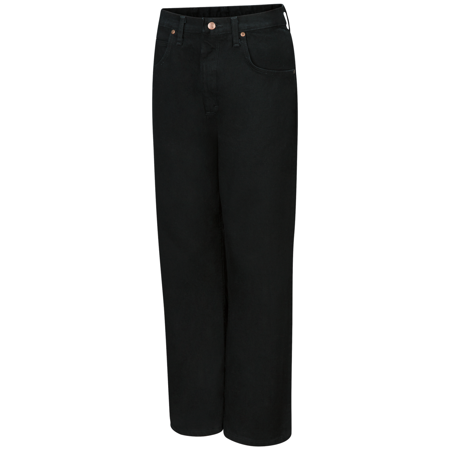 Red Kap Men's Relaxed Fit Black Jean-Prewashed Black