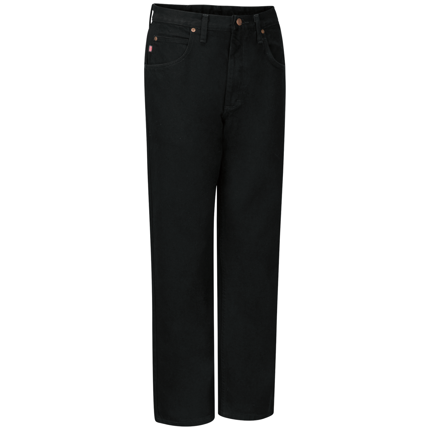 Red Kap Men's Relaxed Fit Black Jean-Prewashed Black