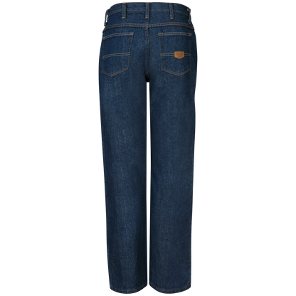 Red Kap Men's Relaxed Fit Jean-Prewashed Indigo