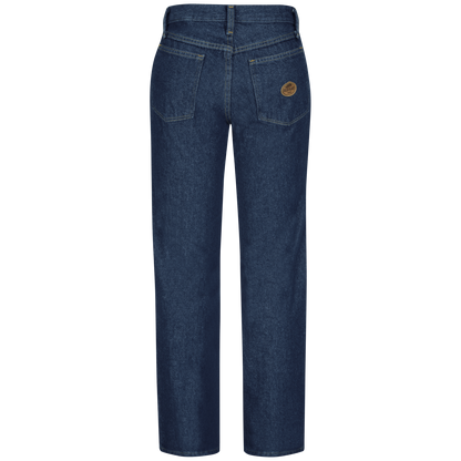 Red Kap Women's Straight Fit Jean -Prewashed Denim