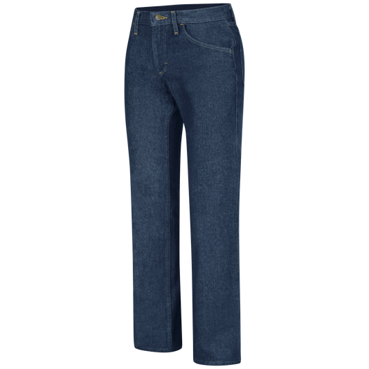 Red Kap Women's Straight Fit Jean -Prewashed Denim