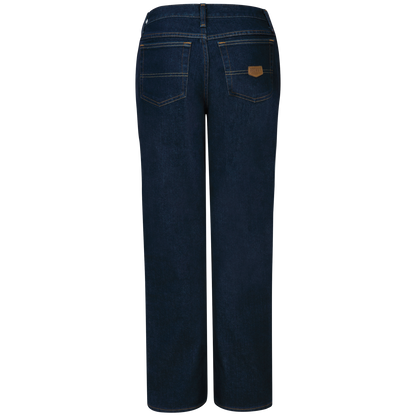 Red Kap Women's Dura-Kap Flex Work Jean -Prewashed Indigo