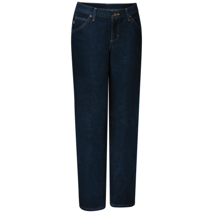 Red Kap Women's Dura-Kap Flex Work Jean -Prewashed Indigo