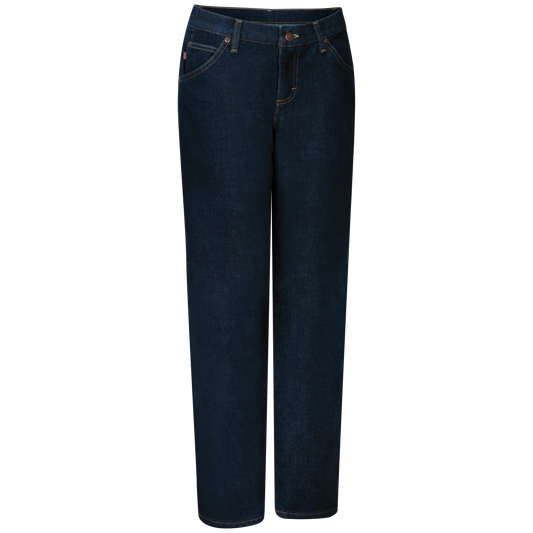 Red Kap Women's Dura-Kap Flex Work Jean -Prewashed Indigo