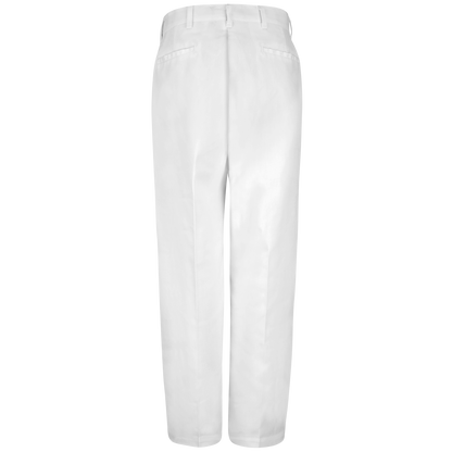 Red Kap Men's 100% Polyester Specialized Work Pant-White