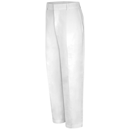 Red Kap Men's 100% Polyester Specialized Work Pant-White