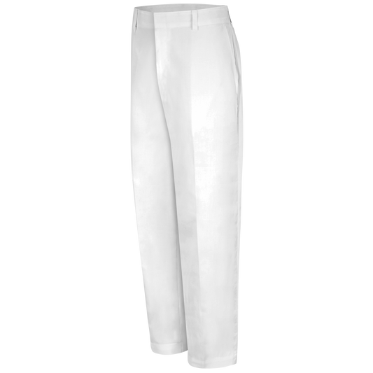 Red Kap Men's 100% Polyester Specialized Work Pant-White