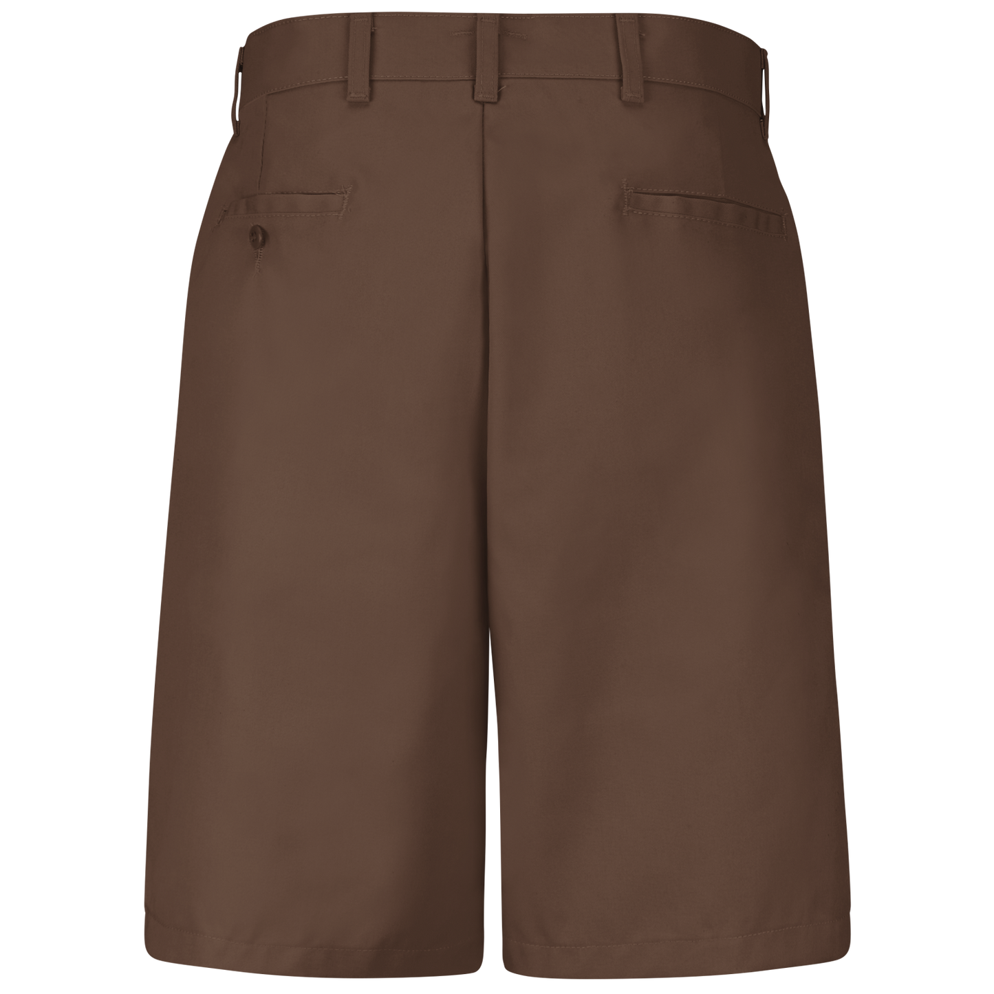 Red Kap Men's Plain Front Shorts-Brown