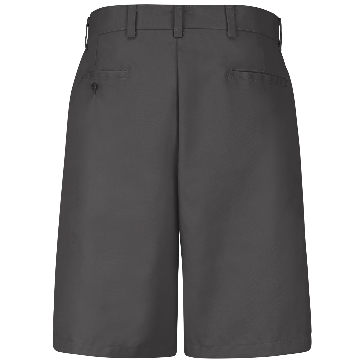 Red Kap Men's Plain Front Shorts-Charcoal