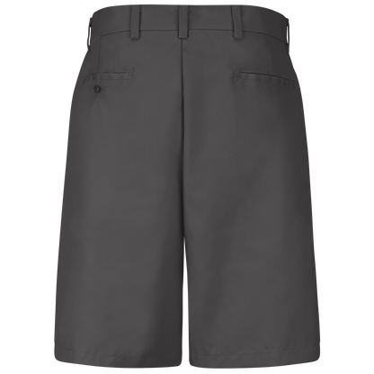 Red Kap Men's Plain Front Shorts-Charcoal