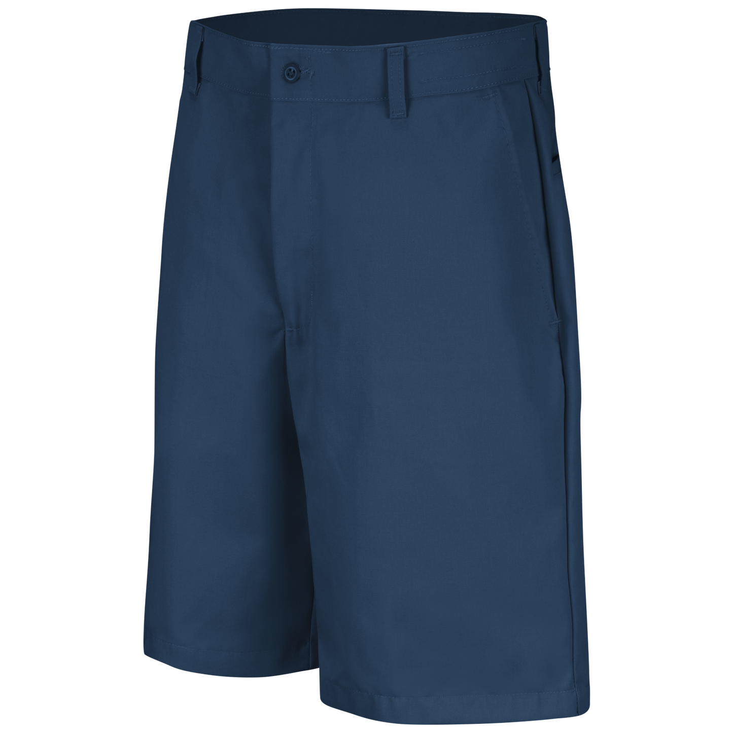 Red Kap Men's Plain Front Shorts-Navy