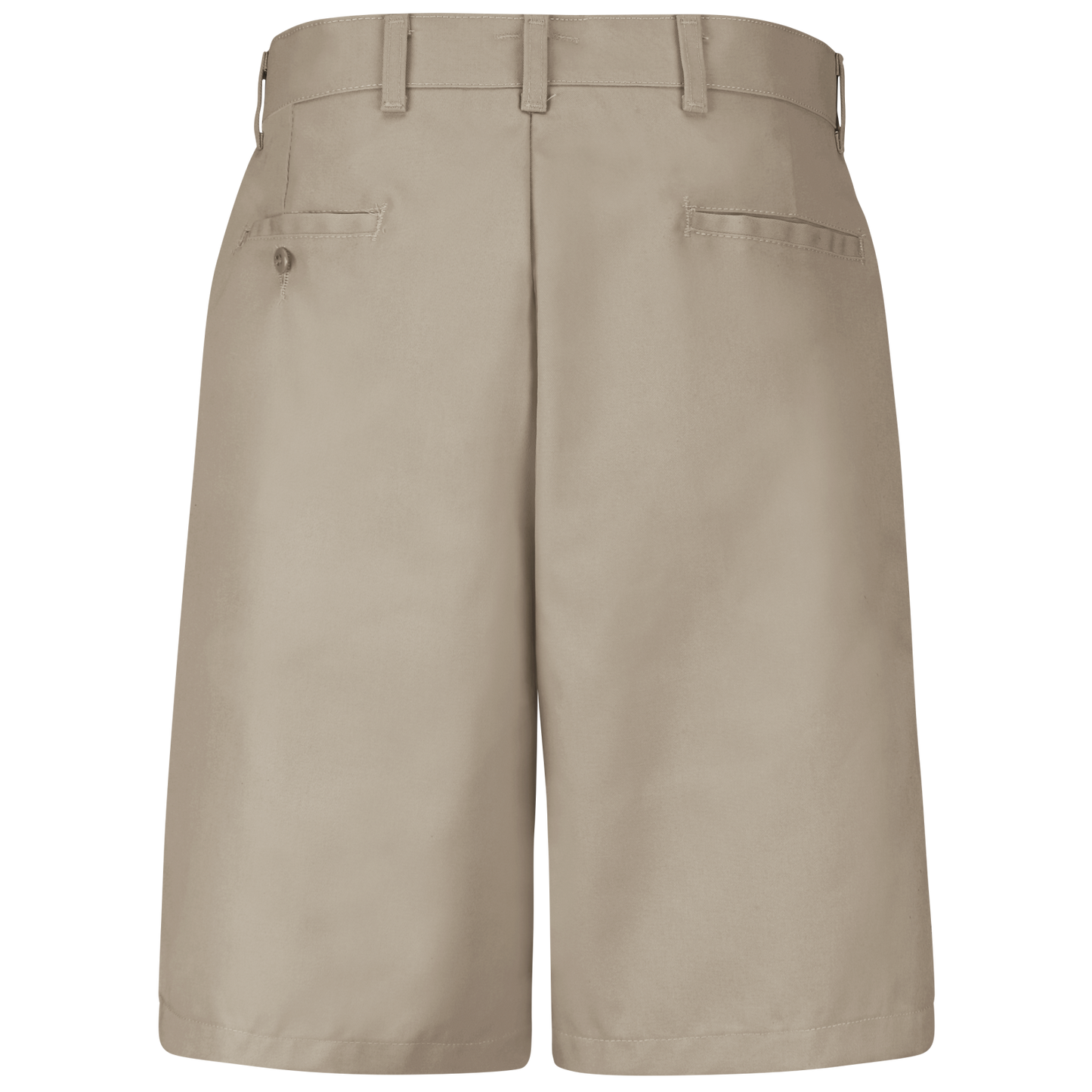 Red Kap Men's Plain Front Shorts-Tan