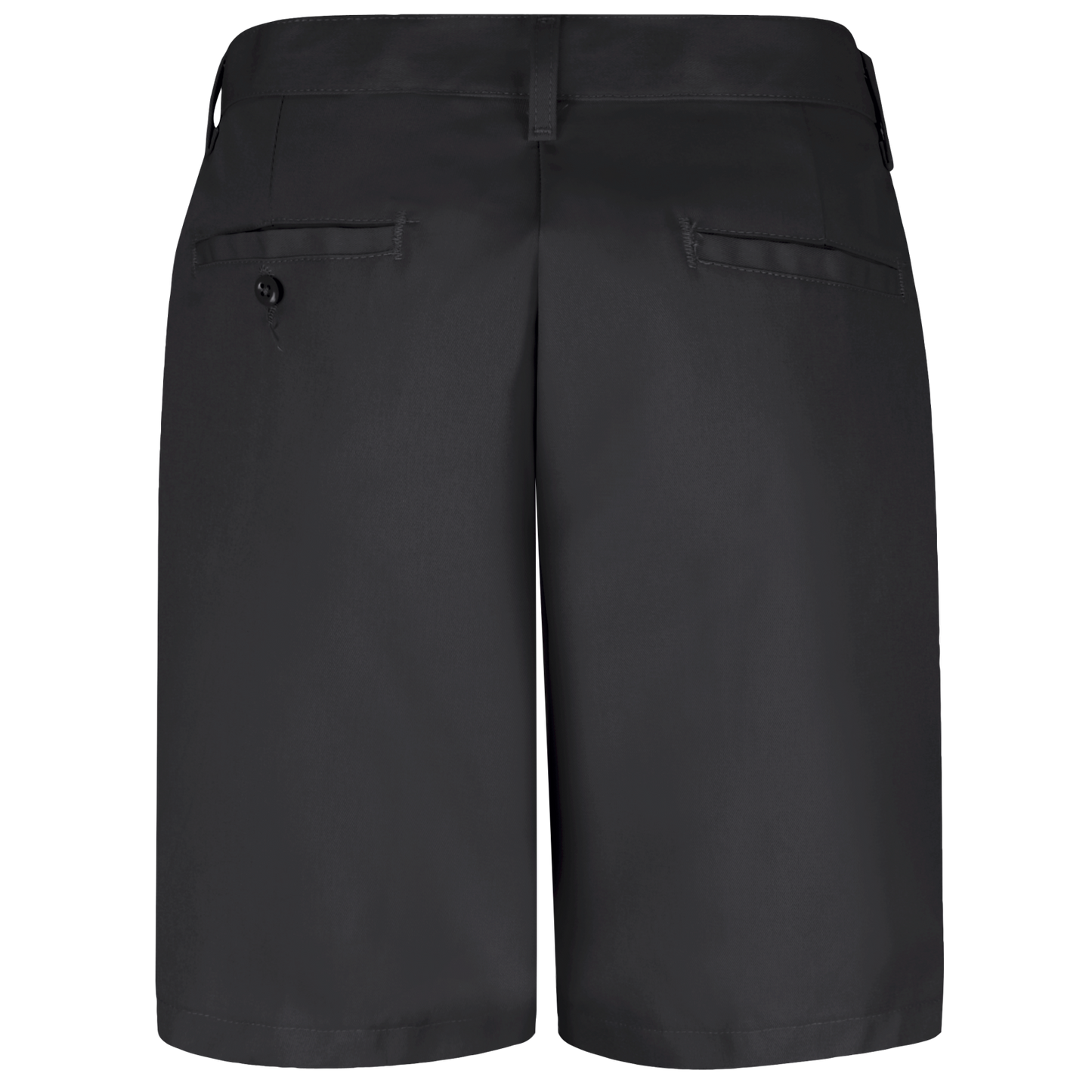 Red Kap Women's Plain Front Shorts -Black