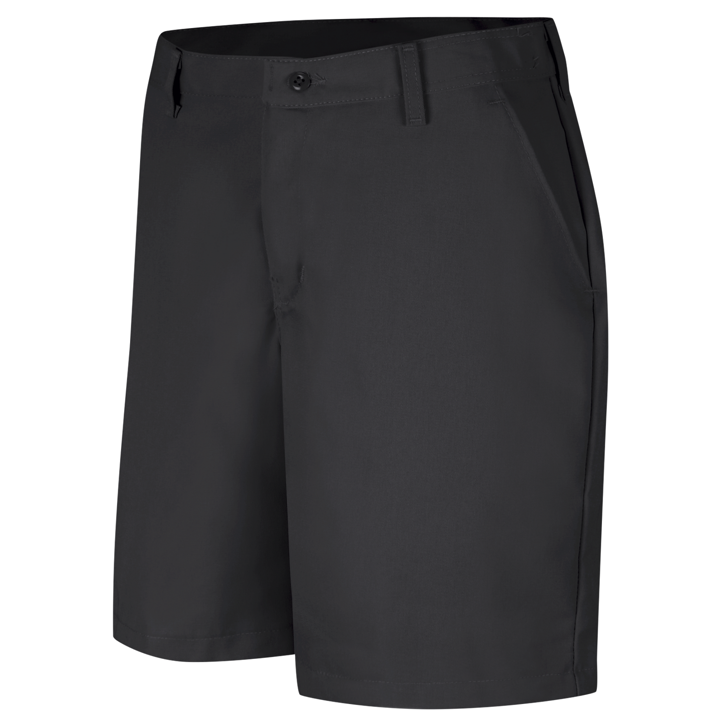 Red Kap Women's Plain Front Shorts -Black