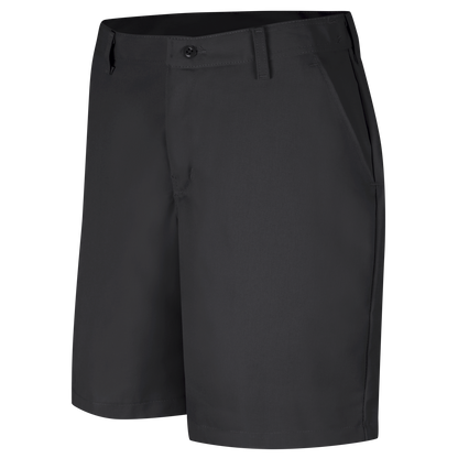 Red Kap Women's Plain Front Shorts -Black