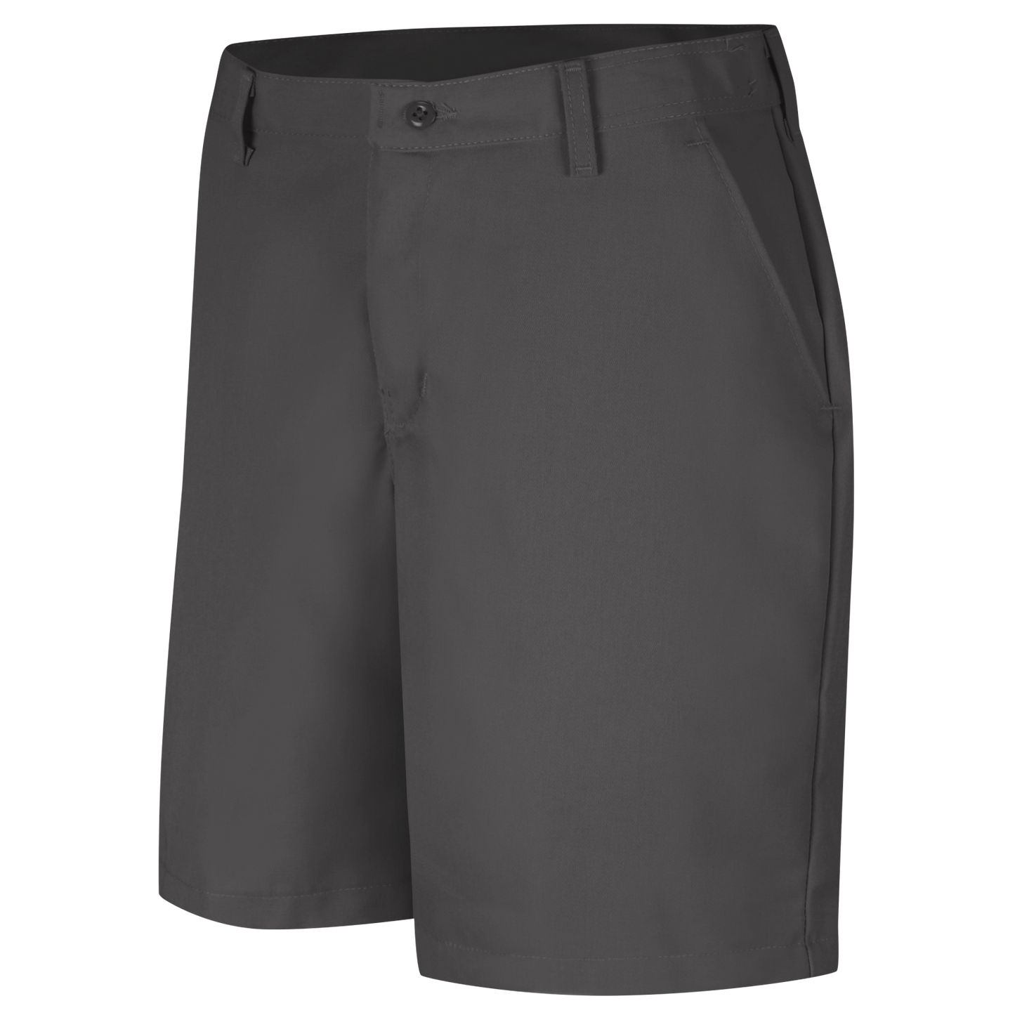 Red Kap Women's Plain Front Shorts -Charcoal