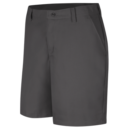 Red Kap Women's Plain Front Shorts -Charcoal