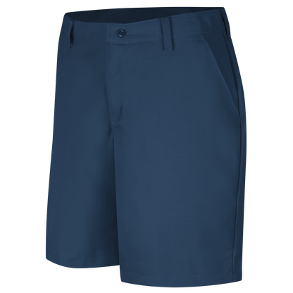 Red Kap Women's Plain Front Shorts -Navy