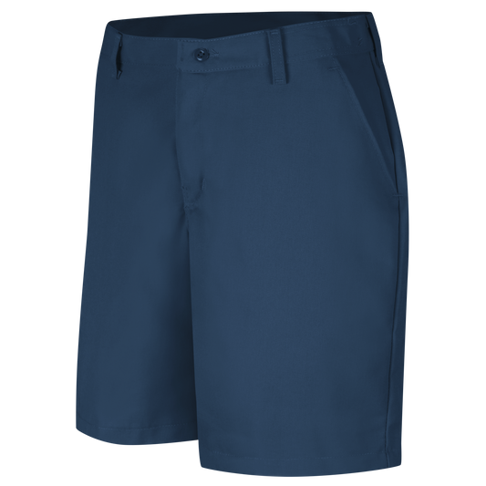 Red Kap Women's Plain Front Shorts -Navy