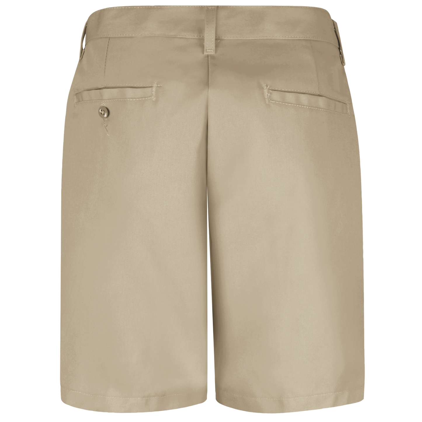 Red Kap Women's Plain Front Shorts -Tan