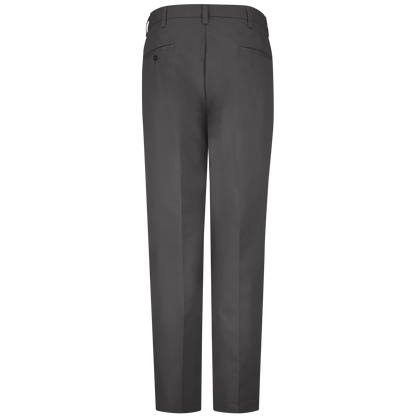 Red Kap Men's Pleated Twill Slacks-Charcoal