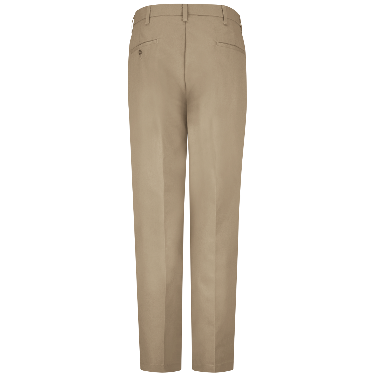 Red Kap Men's Pleated Twill Slacks-Khaki